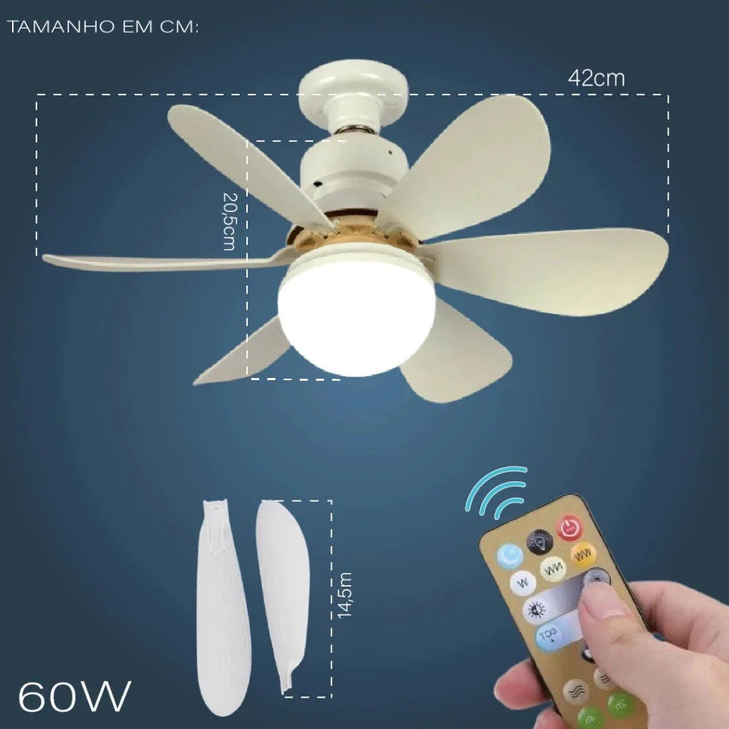 Ventilador Silencioso Wind Light