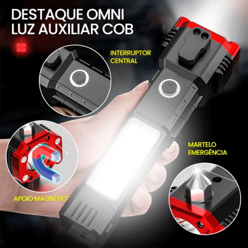 Linterna Táctica 4 en 1 | Ultra Potente e Indestructible