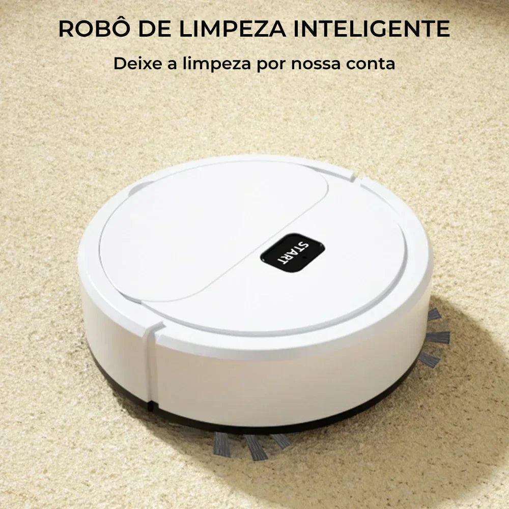 Aspiradora Robot 3 en 1 – Limpieza Completa y Automática para tu Hogar