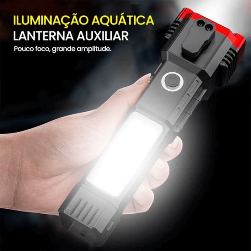 Linterna Táctica 4 en 1 | Ultra Potente e Indestructible