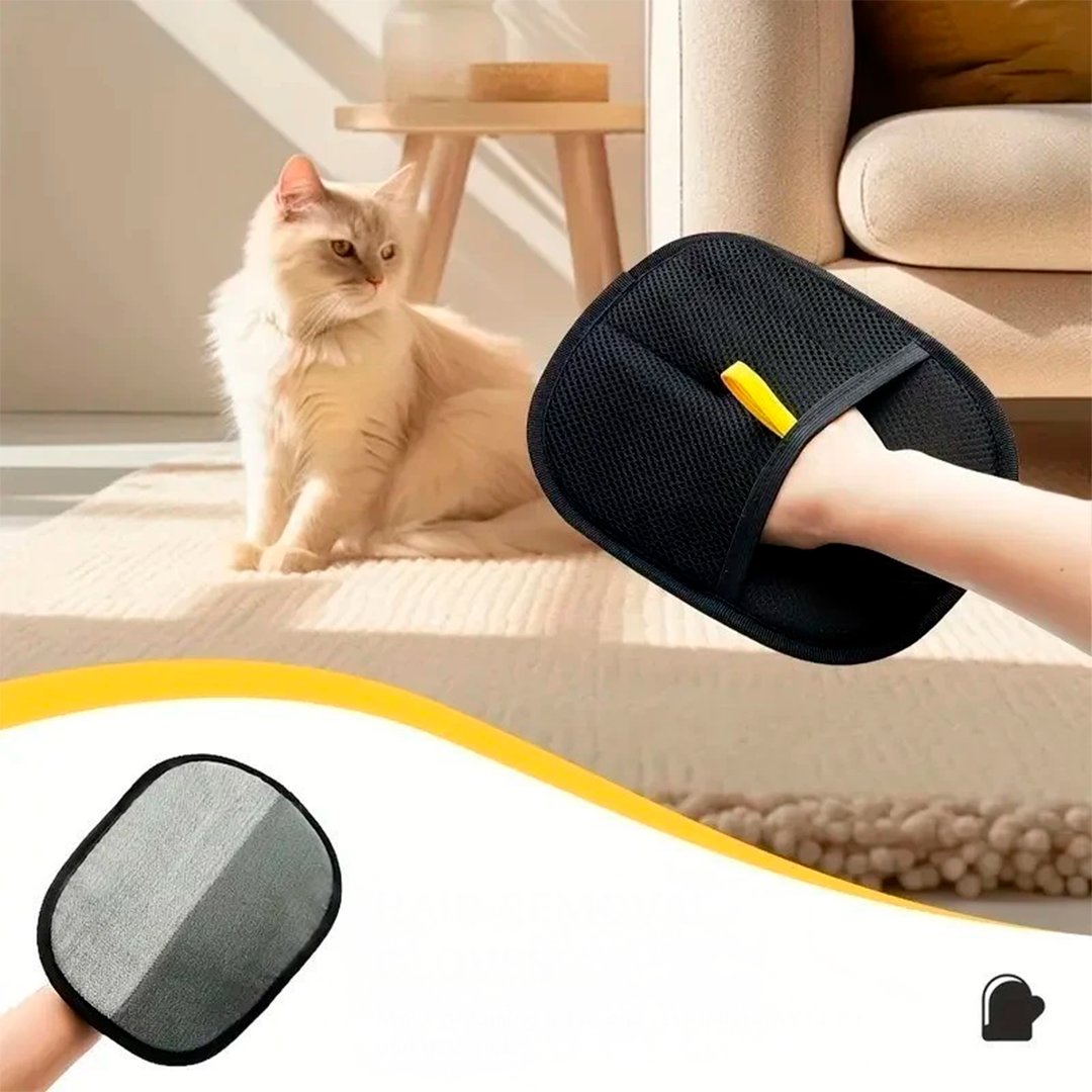 Guantes Electrostáticos para Remover Pelos de Mascotas