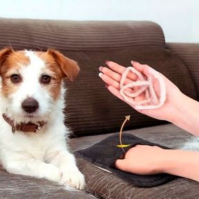 Guantes Electrostáticos para Remover Pelos de Mascotas