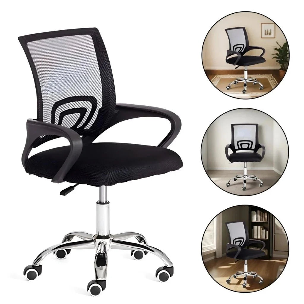 Silla de Oficina con Respaldo de Malla Mesh