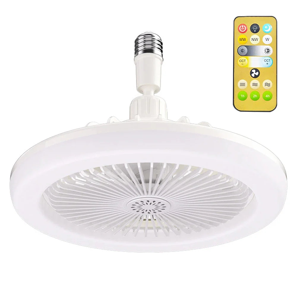 Lámpara LED con Ventilador