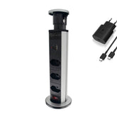 Torre de Enchufe Retráctil Multiplug